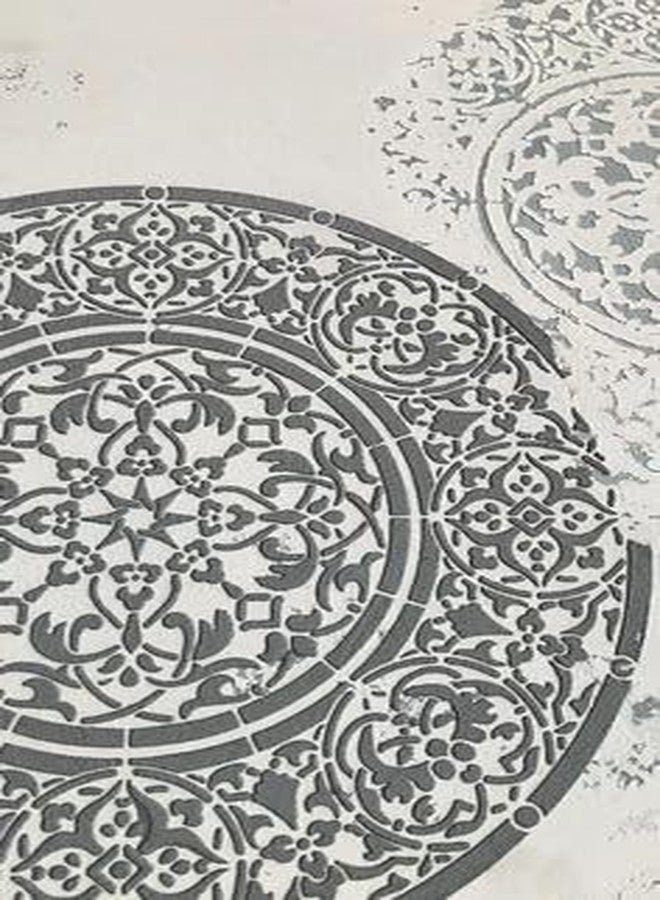 Technoart Mandala Putting Wall Stencil 24"X24"Inch - Image 2